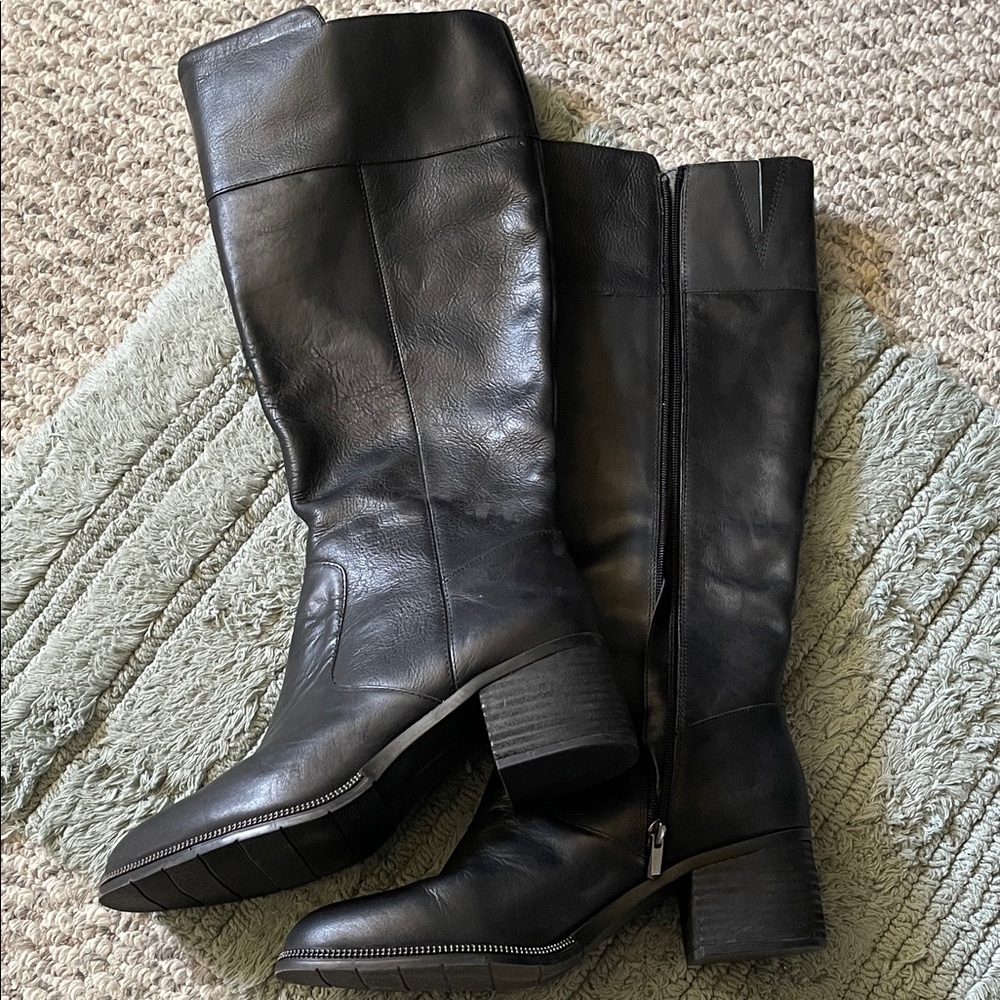 Bjorndal Black Over the Knee Boots
